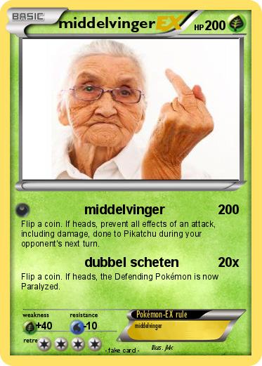 Pokemon middelvinger