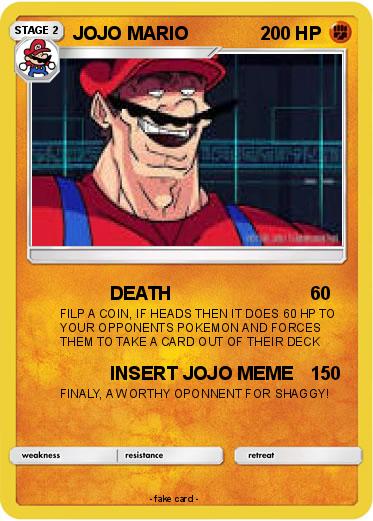 Pokemon JOJO MARIO