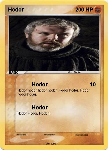 Pokemon Hodor
