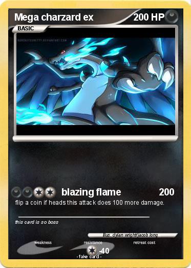 Pokemon Mega charzard ex