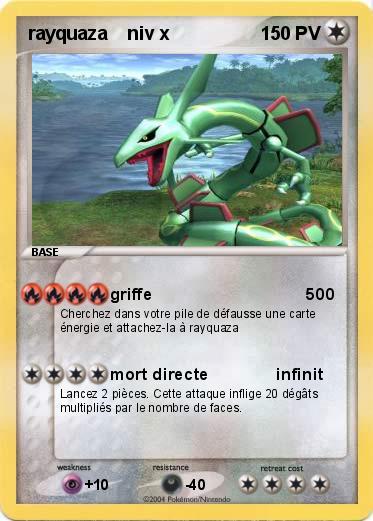 Pokemon rayquaza    niv x