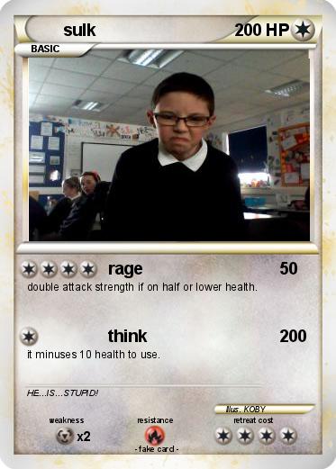 Pokemon sulk