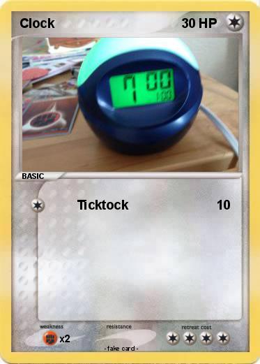 Pokemon Clock