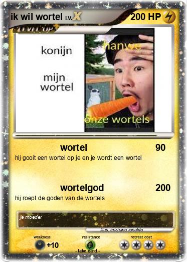 Pokemon ik wil wortel