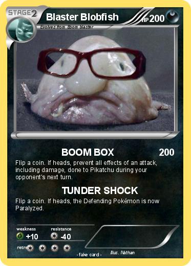 Pokemon Blaster Blobfish