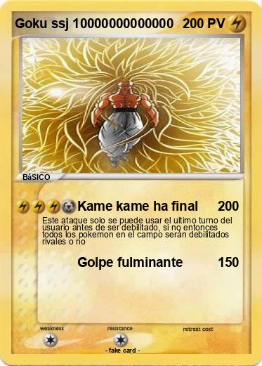 Pokemon Goku ssj 10000000000000