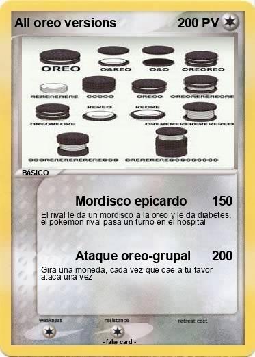 Pokemon All oreo versions