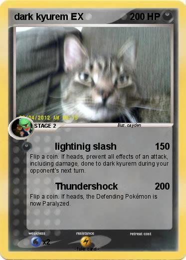 Pokemon dark kyurem EX