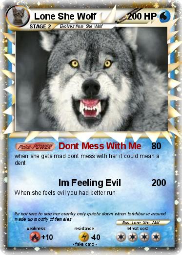Pokemon Lone She Wolf