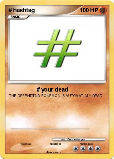 Pokemon # hashtag