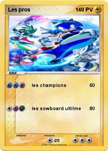 Pokemon Les pros