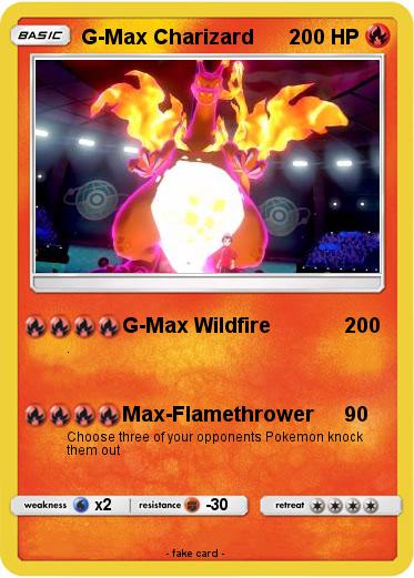 Pokemon G-Max Charizard