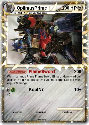 Pokemon OptimusPrime
