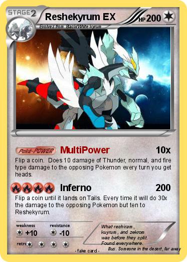 Pokemon Reshekyrum EX