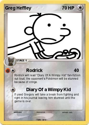 Pokemon Greg Heffley