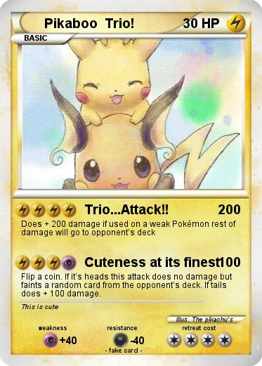Pokemon Pikaboo  Trio!