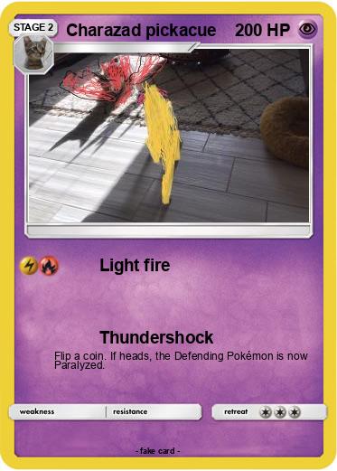 Pokemon Charazad pickacue