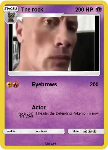 Pokemon The rock