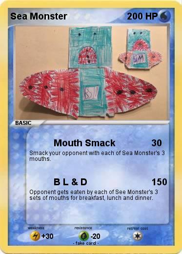 Pokemon Sea Monster