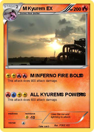 Pokemon M Kyurem EX