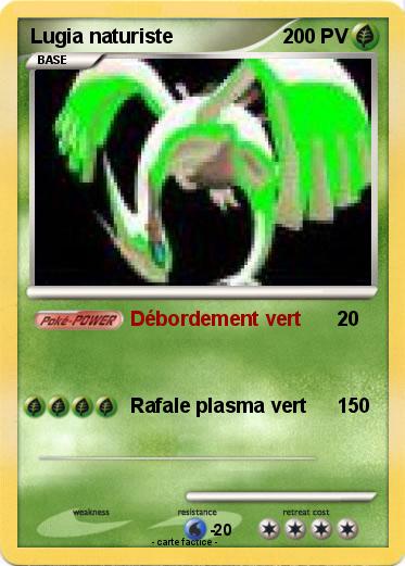 Pokemon Lugia naturiste