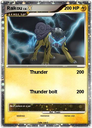Pokemon Raikou