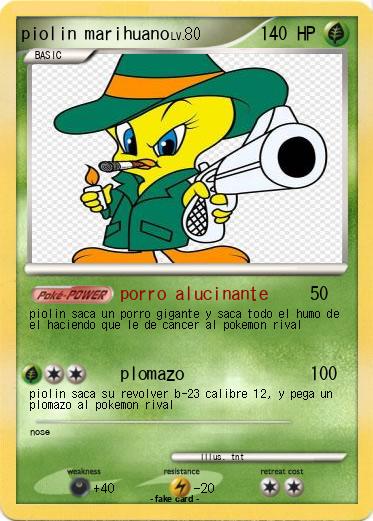 Pokemon piolin marihuano