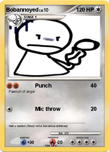 Pokemon Bobannoyed