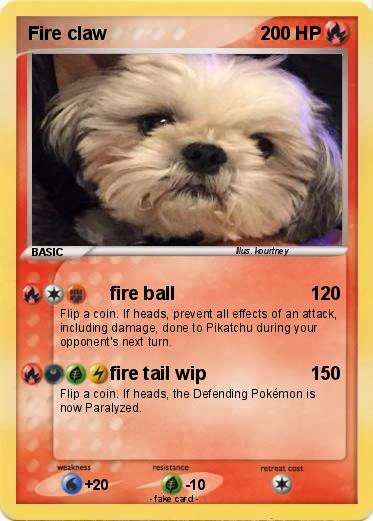 Pokemon Fire claw