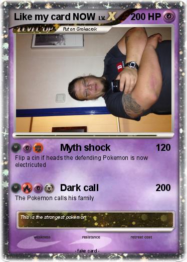Pokemon Like my card NOW