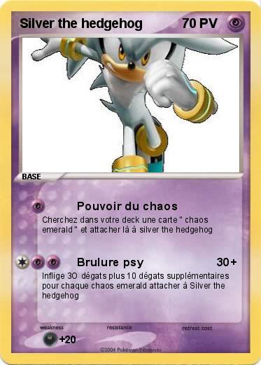 Pokemon Silver the hedgehog