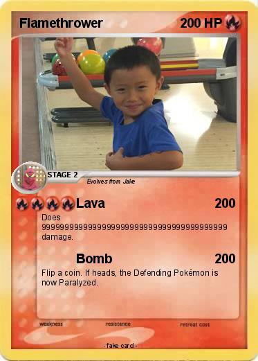 Pokemon Flamethrower