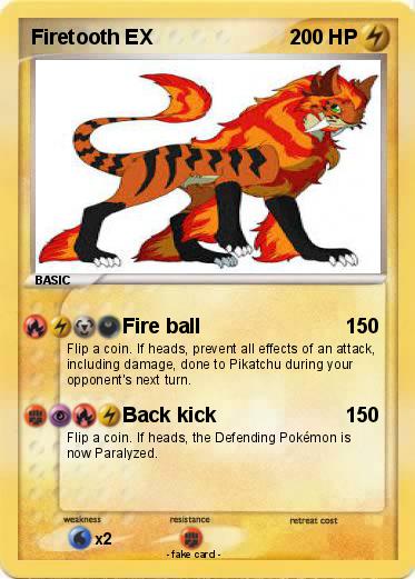 Pokemon Firetooth EX