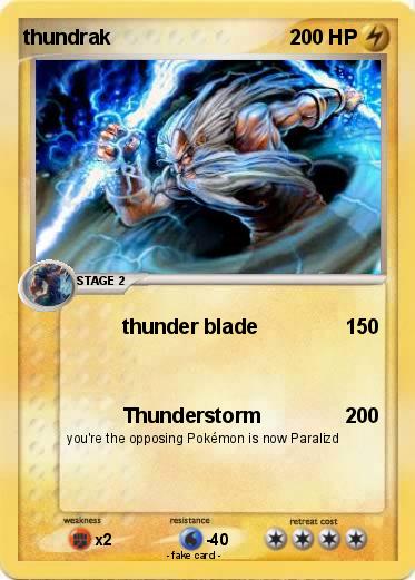 Pokemon thundrak