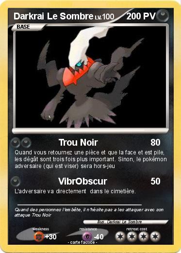 Pokemon Darkrai Le Sombre