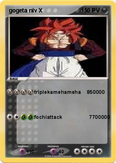 Pokemon gogeta niv X