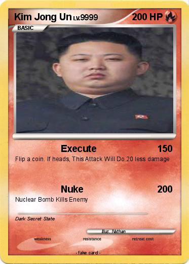 Pokemon Kim Jong Un