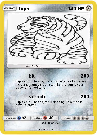 Pokemon tiger