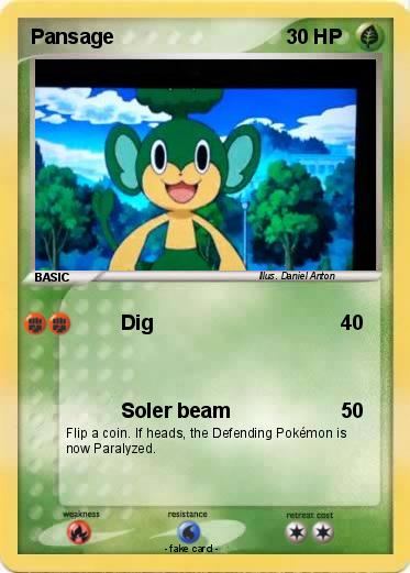 Pokemon Pansage
