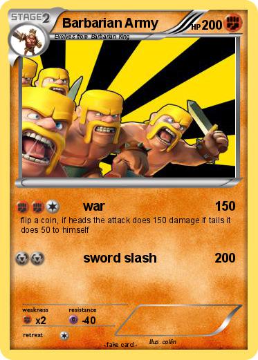 Pokemon Barbarian Army
