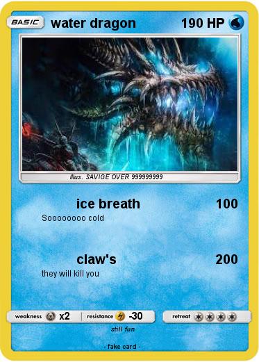 Pokemon water dragon