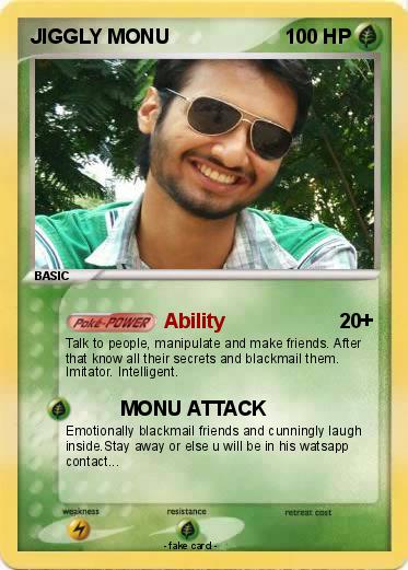 Pokemon JIGGLY MONU