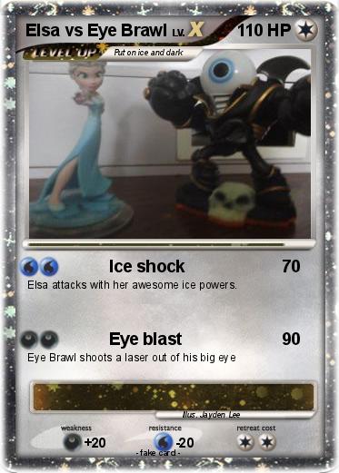 Pokemon Elsa vs Eye Brawl