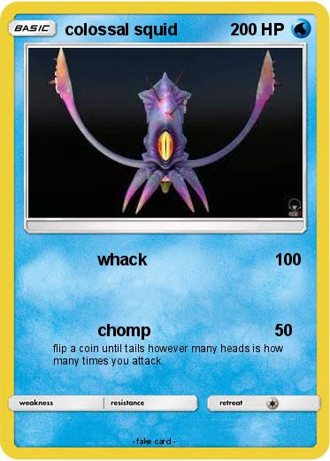 Pokemon colossal squid