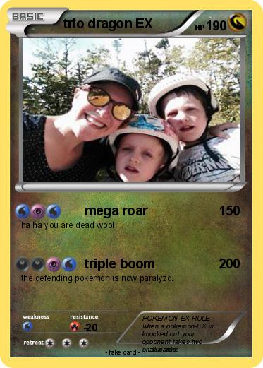Pokemon trio dragon EX