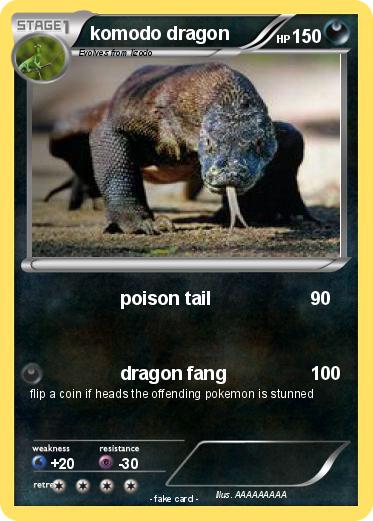 Pokemon komodo dragon