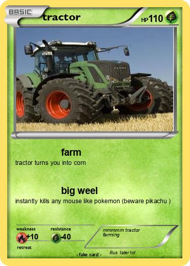Pokemon tractor