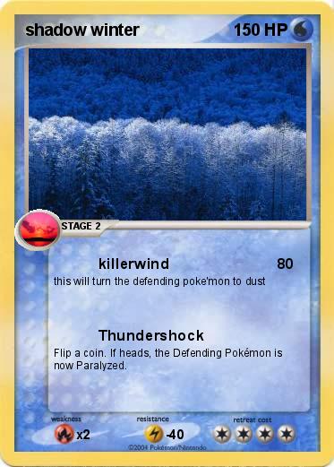 Pokemon shadow winter