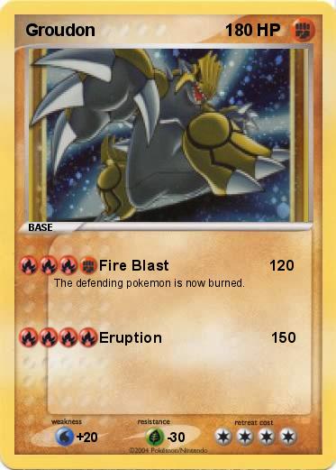 Pokemon Groudon                            1