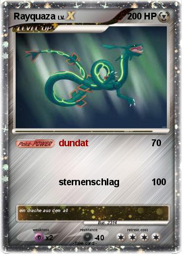 Pokemon Rayquaza